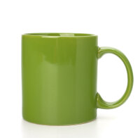 green mug